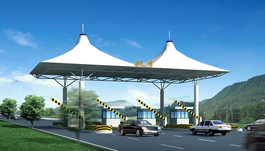 膜结构收费站