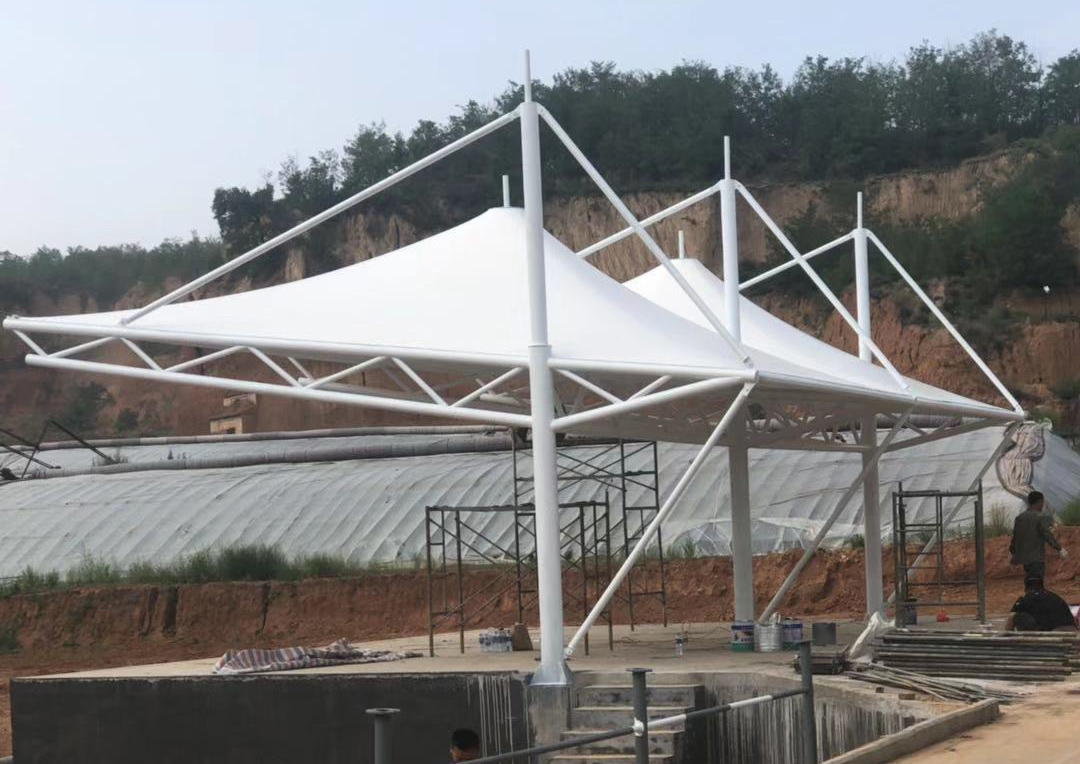 长治市襄垣县跑马场看台膜结构