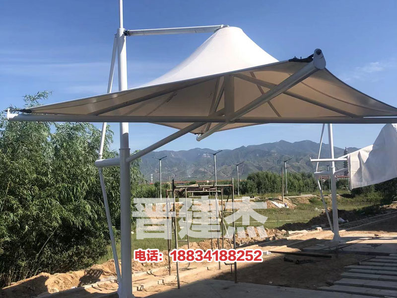 案例展示-膜结构景观棚