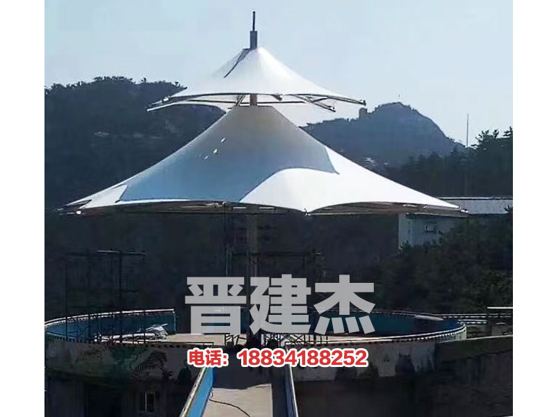 案例展示-膜结构景观棚