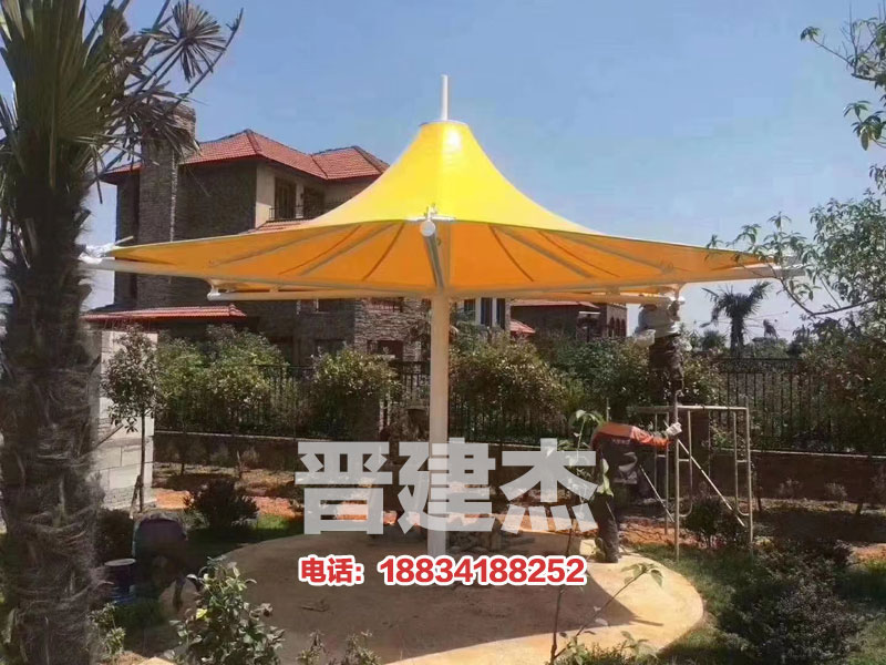 案例展示-膜结构景观棚