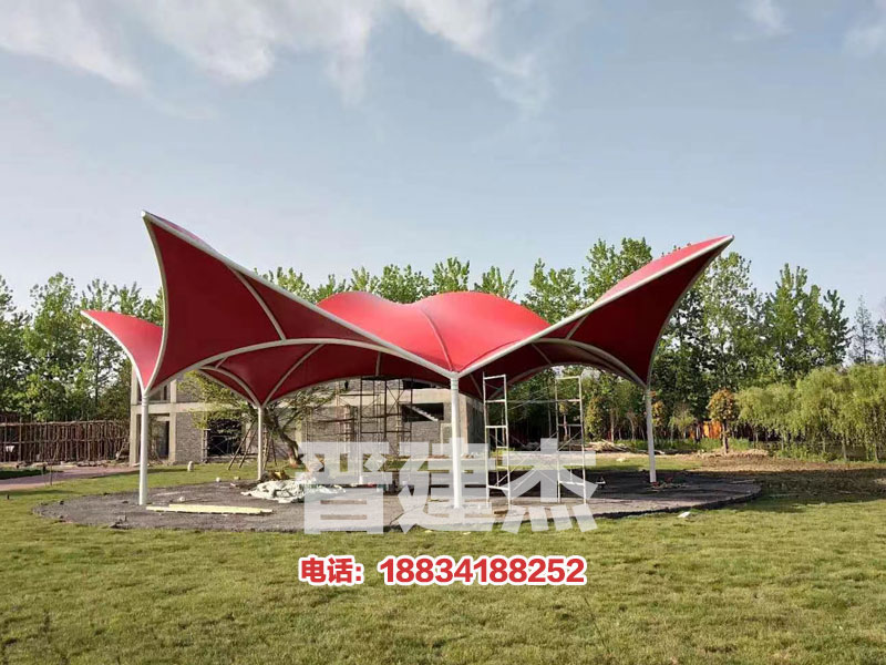 案例展示-膜结构景观棚