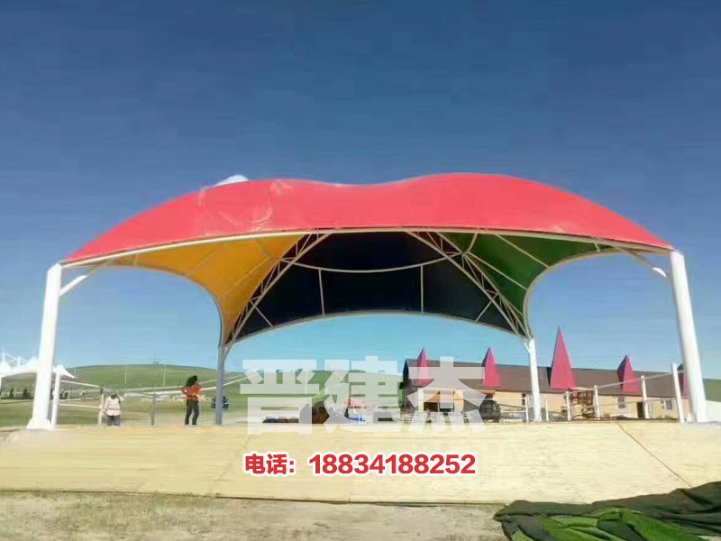 案例展示-膜结构景观棚