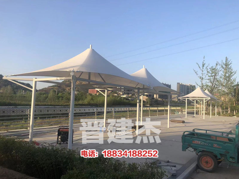 案例展示-膜结构景观棚