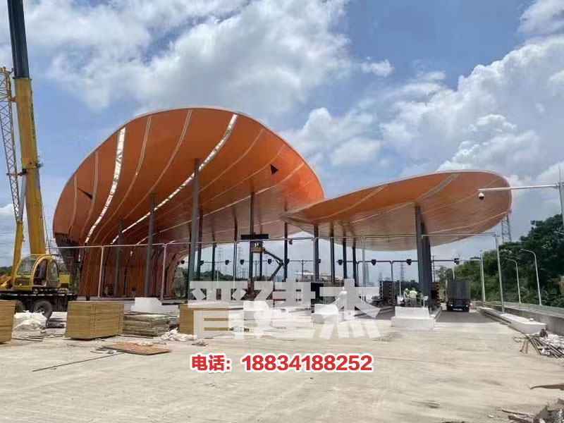 案例展示-膜结构景观棚