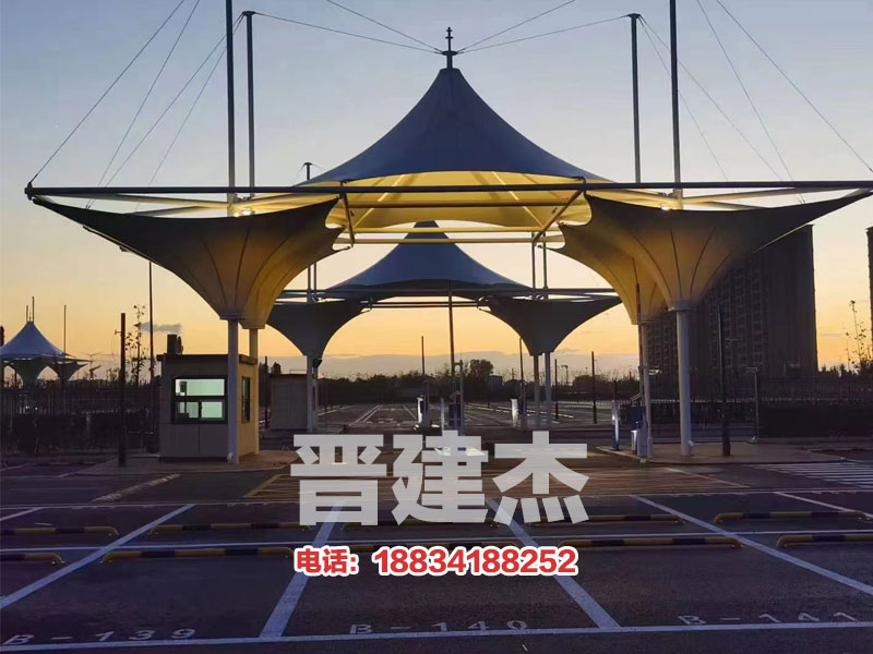 案例展示-膜结构景观棚