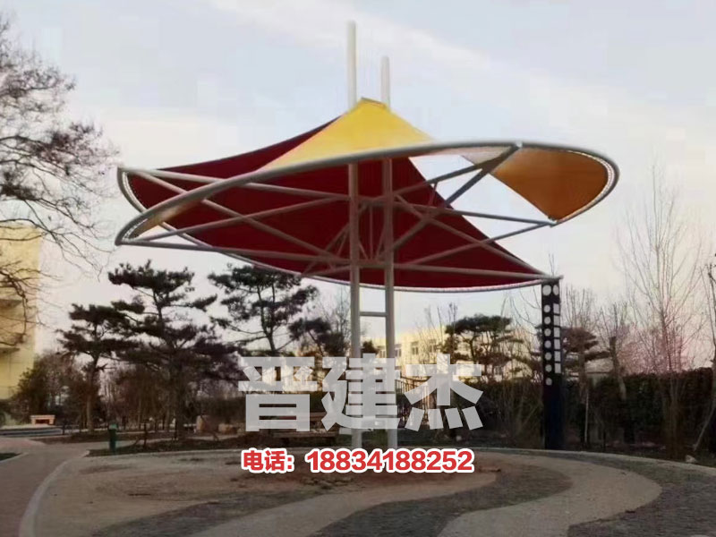 案例展示-膜结构景观棚