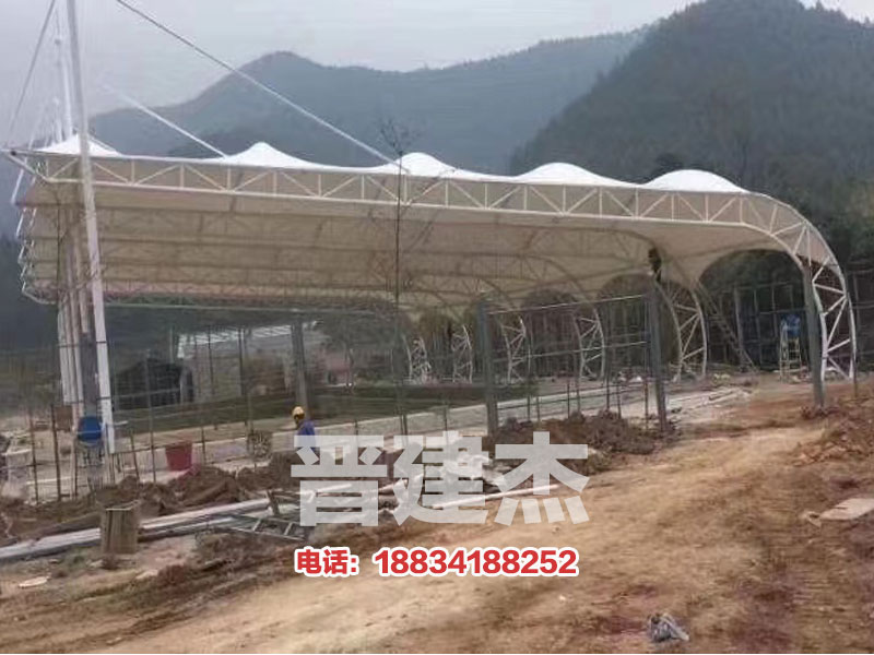 案例展示-膜结构污水池覆盖